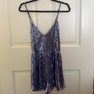 PACSUN VELVET ROMPER
